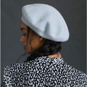 NWT - Anthropologie Classic Wool Blend Beret
